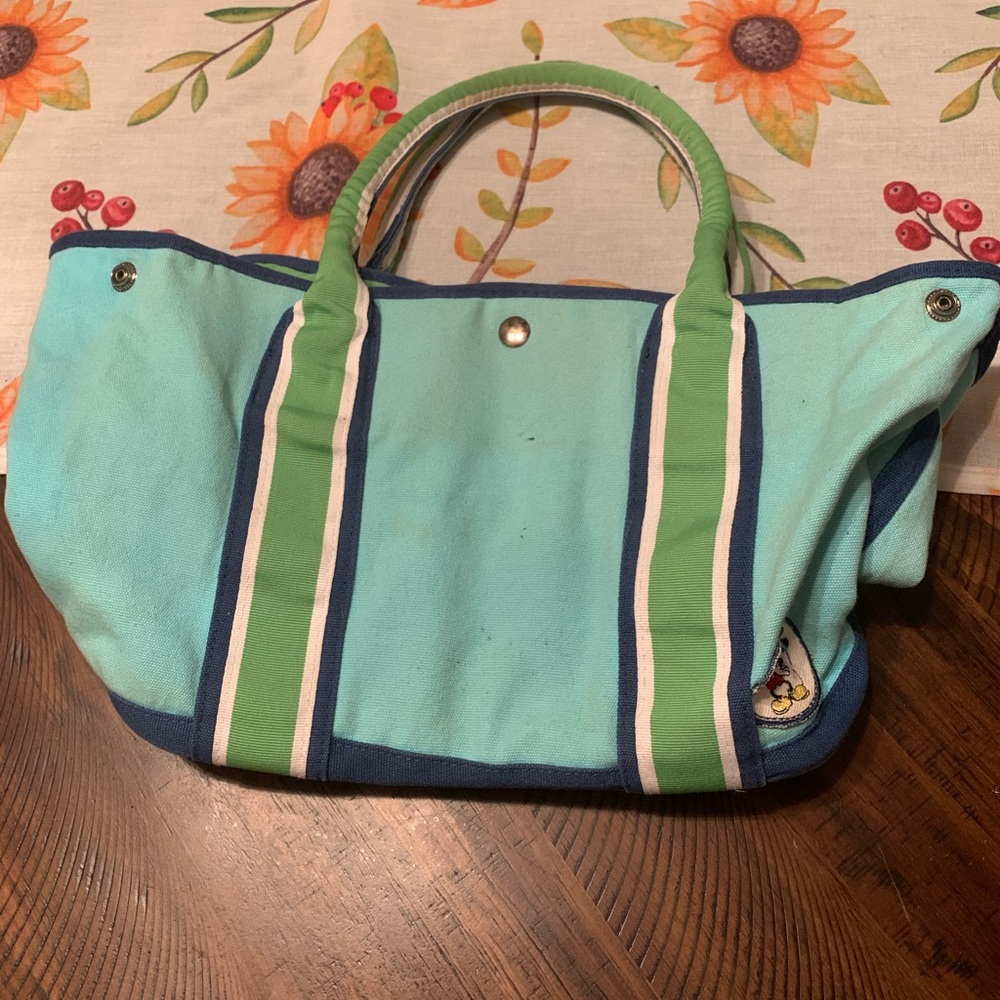 Blue and green Disney handbag